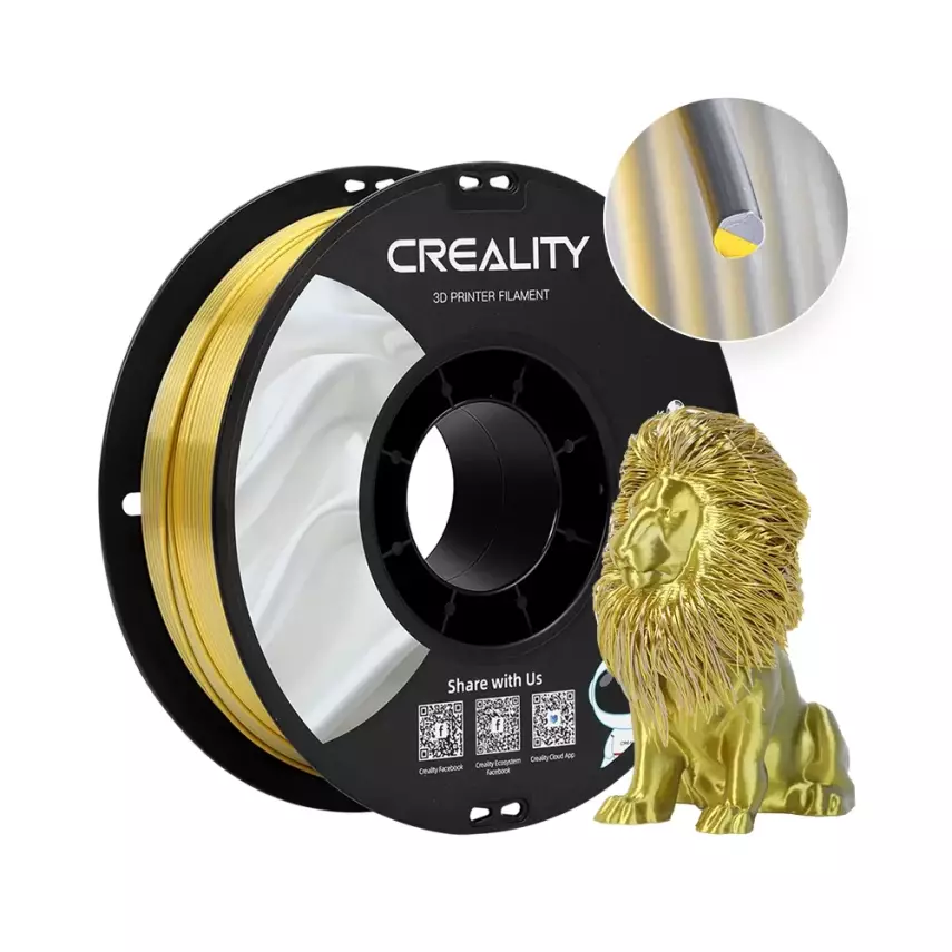 Creality CR-Silk Altın Gümüş Filament - 1