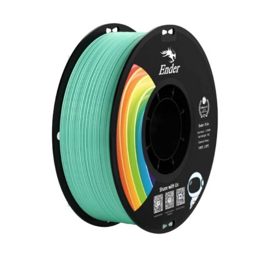 Creality Ender PLA+ Jade Green Filament – 1.75mm, 1kg - 1