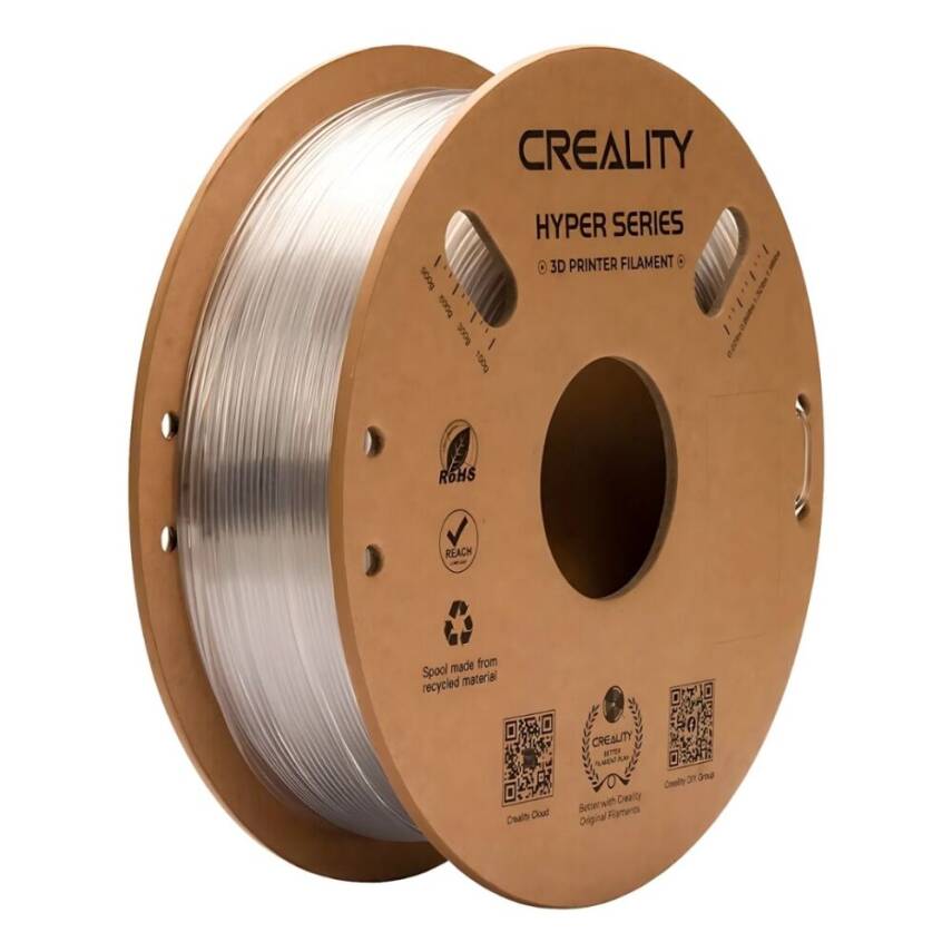 Creality Hyper PETG Transparan Filament 1.75mm 1Kg - 1